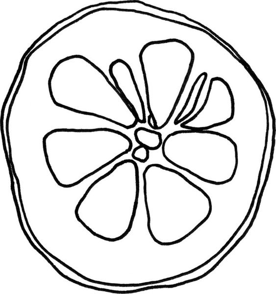 Hình ảnh tranh tô màu hoa quả đẹp