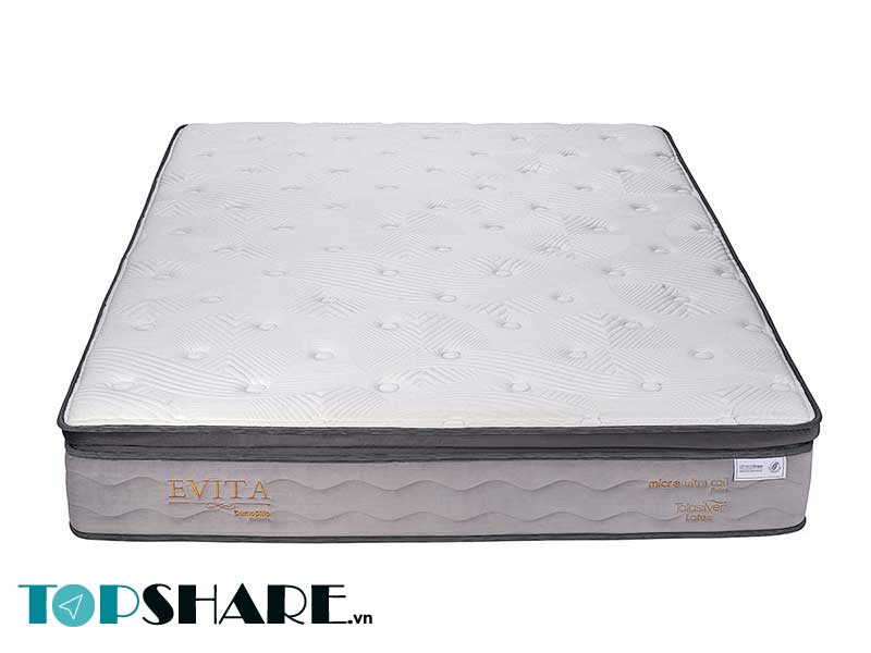 Top 4 mẫu nệm Lò Xo Dunlopillo chất lượng nhất 2022 5 Nệm lò xo Dunlopillo Evita