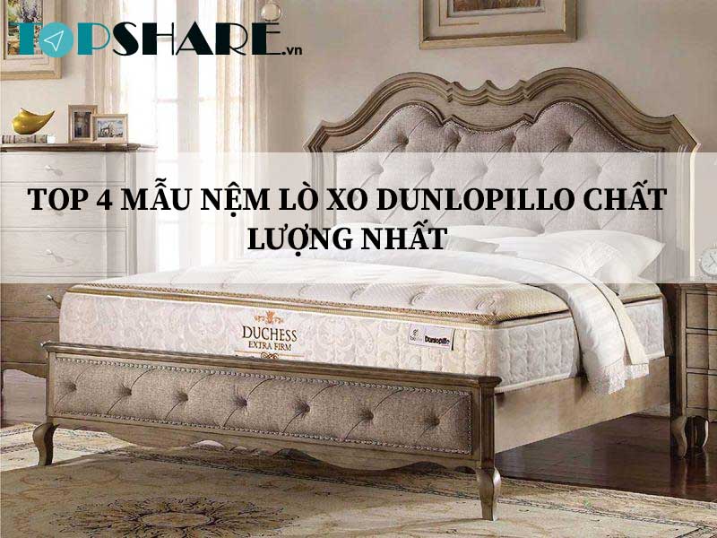 Top 4 mẫu nệm Lò Xo Dunlopillo chất lượng nhất 2022 1 Top 4 mẫu nệm Lò Xo Dunlopillo chất lượng nhất