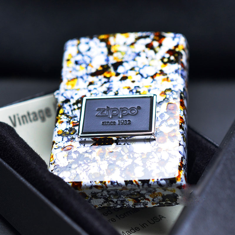 Bật lửa Zippo là gì? Báo giá bật lửa Zippo mới nhất 2022 5 Zippo logo ZN150 nắp đá cẩm thạch