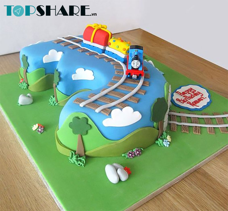 Bánh sinh nhật hình số