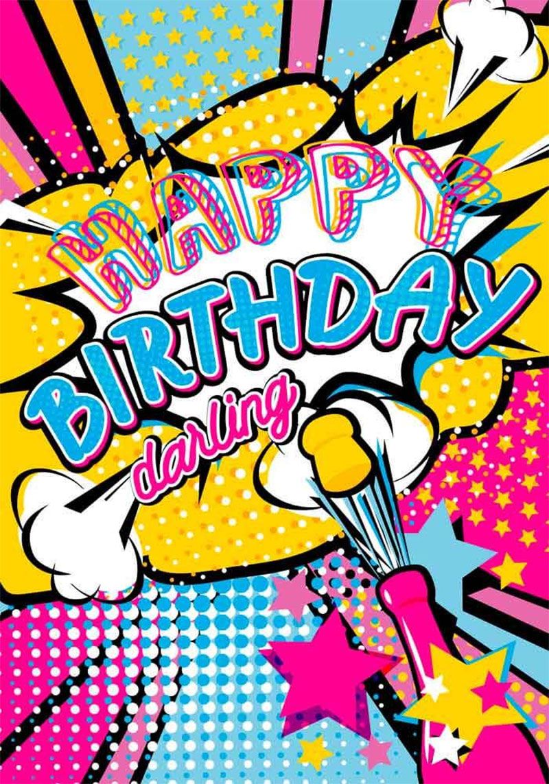 Hình ảnh chúc mừng sinh nhật cho người yêu thích hoạt hình cartoon