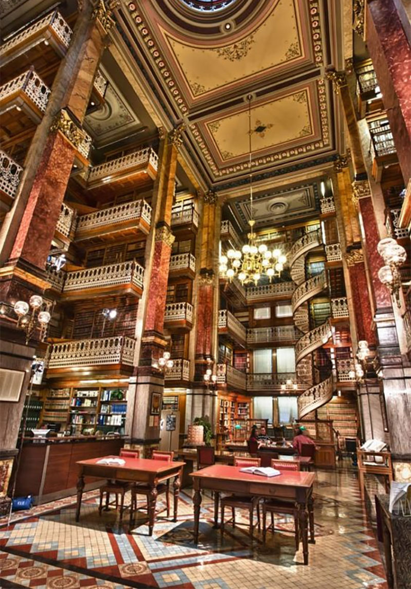 Hình ảnh thư viện cao tầng