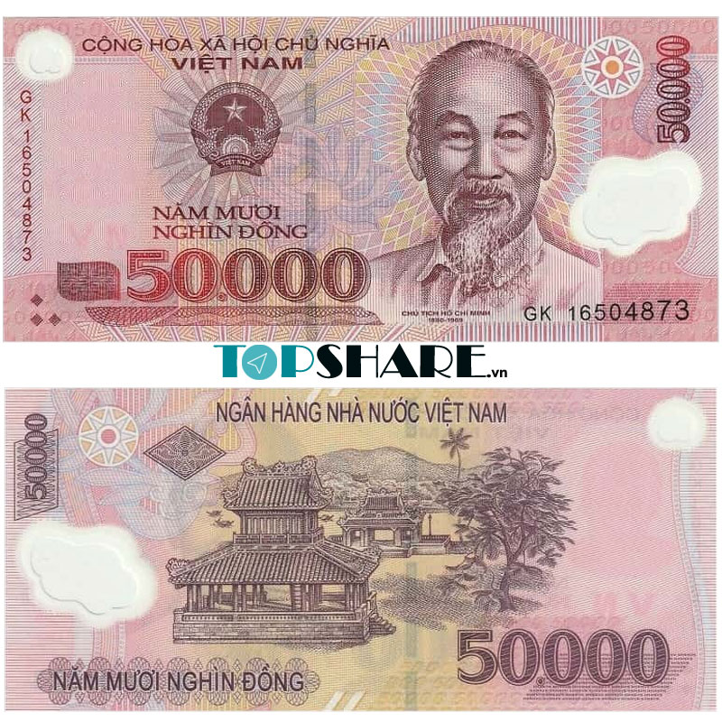 Hình ảnh tiền Việt Nam 50000 VNĐ