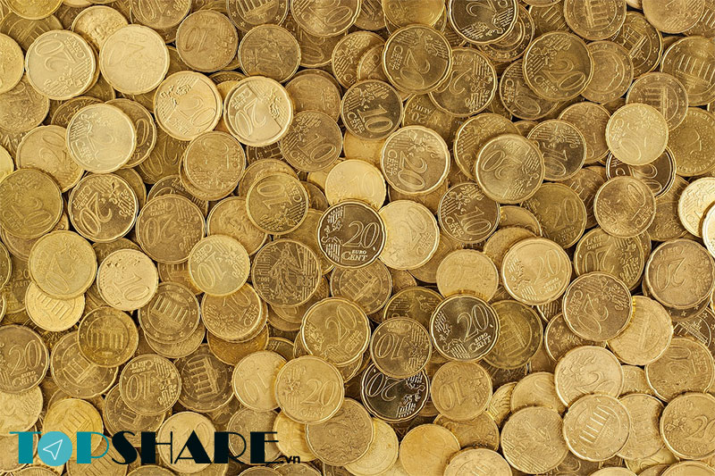 Hình ảnh tiền xu Euro