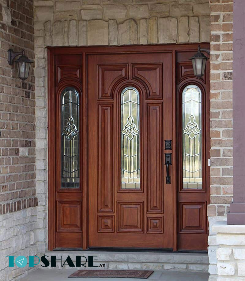 Mẫu Cửa Gỗ 3 Cánh sang trọng hợp thẩm mỹ