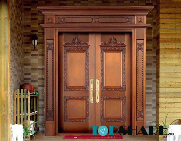 Top 20+ Mẫu Cửa Gỗ 2 Cánh Biệt Thự Đẹp, Cao Cấp [timect] 18