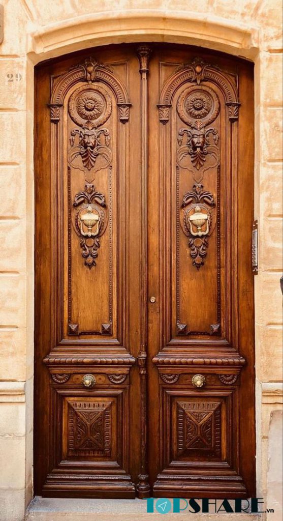 Top 20+ Mẫu Cửa Gỗ 2 Cánh Biệt Thự Đẹp, Cao Cấp [timect] 19