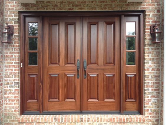 Mẫu cửa gỗ 4 cánh đẹp