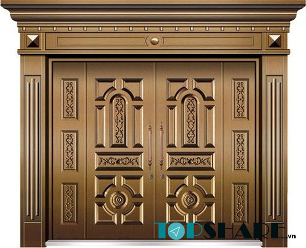 TOP 30+ Mẫu Cửa Gỗ 4 Cánh Mặt Tiền Đẹp Nhất [timect] 5