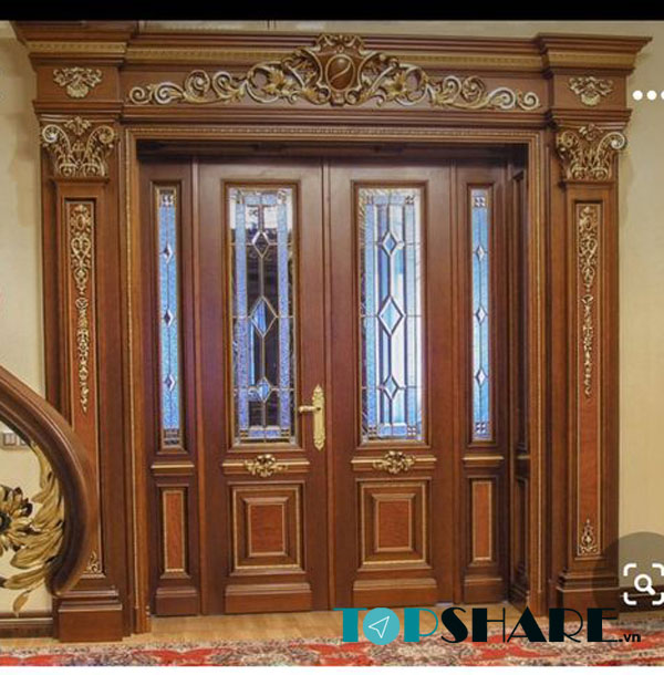 TOP 30+ Mẫu Cửa Gỗ 4 Cánh Mặt Tiền Đẹp Nhất [timect] 6