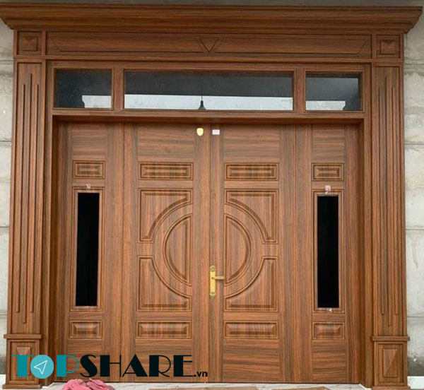 Mẫu cửa gỗ công nghiệp đẹp