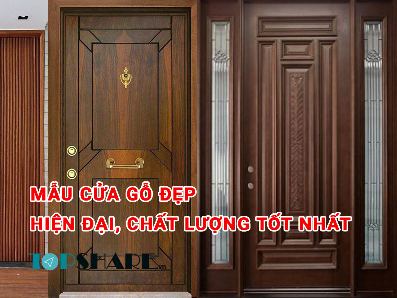 Mẫu cửa gỗ đẹp