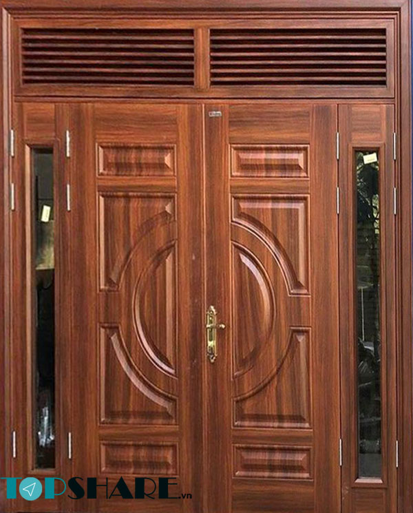 Mẫu cửa gỗ gụ đẹp