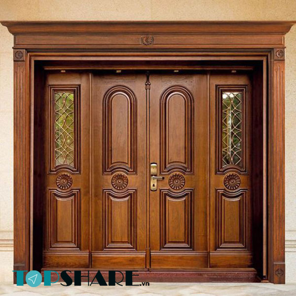 Tại sao cửa gỗ 4 cánh mặt tiền được ưa chuộng nhiều nhất hiện nay