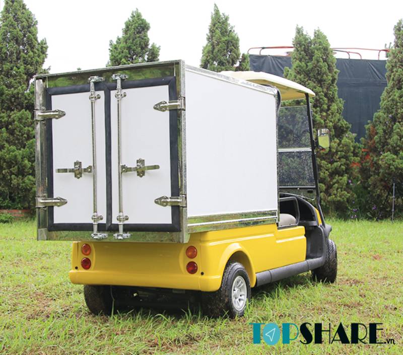 Mẫu xe tải điện chở hàng chất lượng VNE.CAR CRB thùng kín