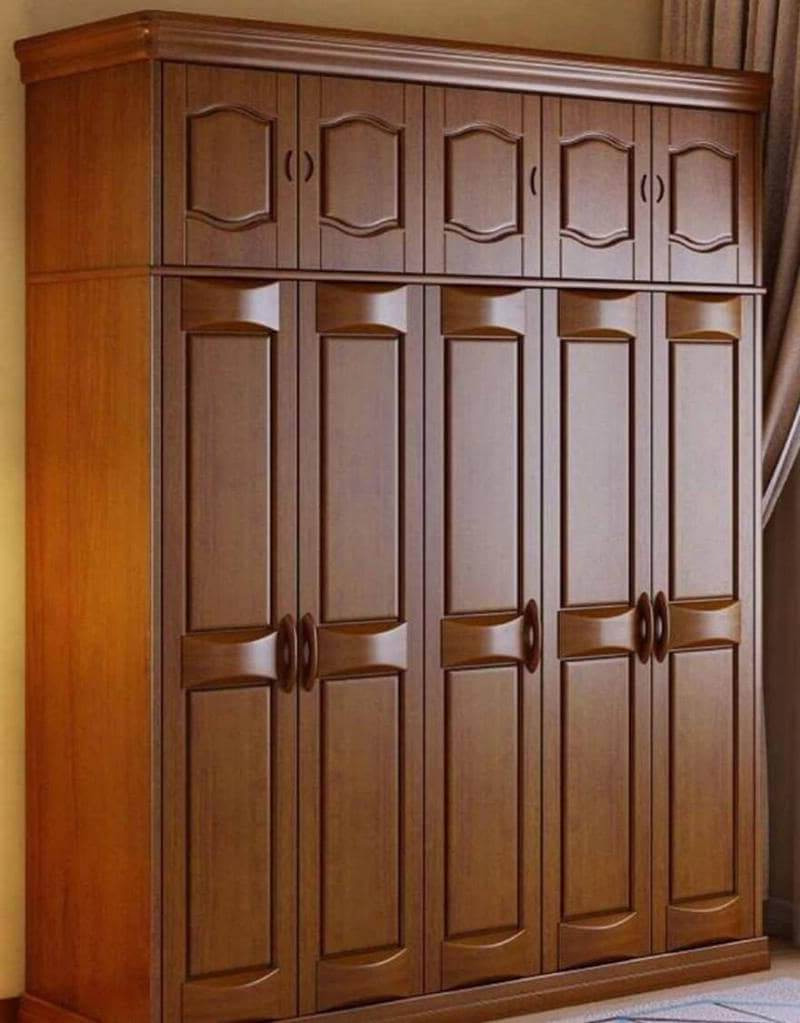 Mẫu tủ gỗ quần áo đẹp bằng gỗ