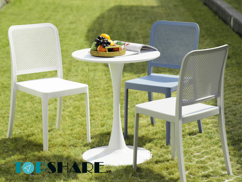 Ưu điểm của bàn ghế nhựa ngoài trời