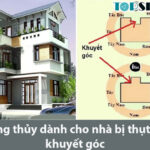 Phong thủy dành cho nhà bị thụt góc, khuyết góc
