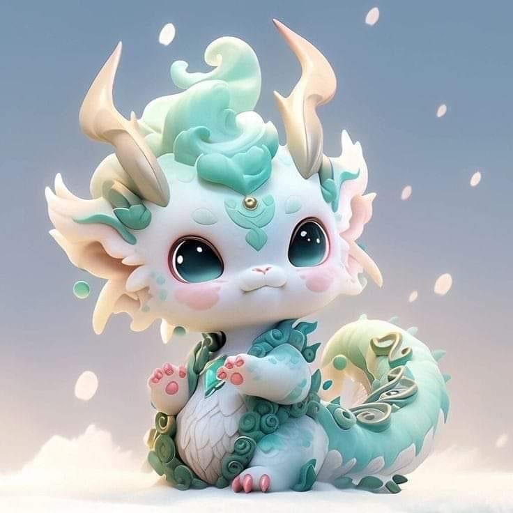 Hình ảnh rồng 3D cute