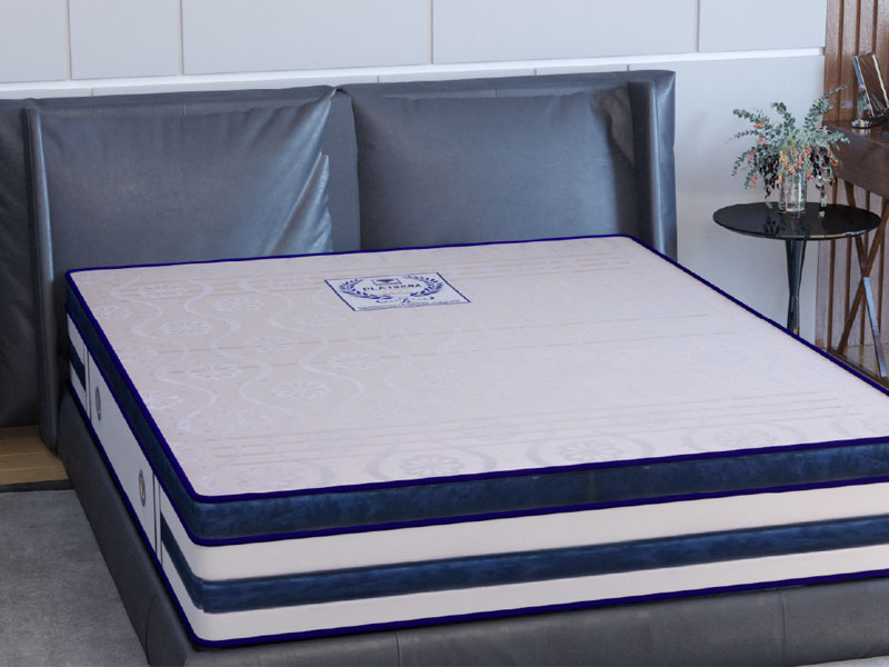 Nệm Lò Xo Túi Cao Su Kim Cương Platinum 3 Viền