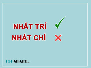Nhất Trí Hay Nhất Chí?