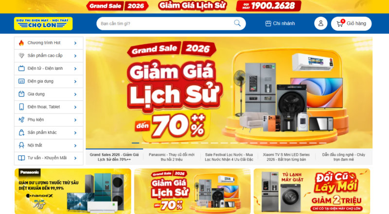 Tổng hợp 10+ website bán đồ gia dụng trực tuyến uy tín chính hãng 9 Tổng hợp 10+ website bán đồ gia dụng trực tuyến uy tín chính hãng 5