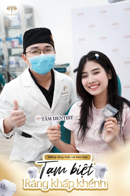 Top 3 Nha khoa niềng răng uy tín tại TP Hồ Chí Minh 8 Bác sĩ tại Tấm Dentist luôn đồng hành cùng khách hàng trong quá trình niềng răng