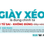 Giày xéo hay dày xéo