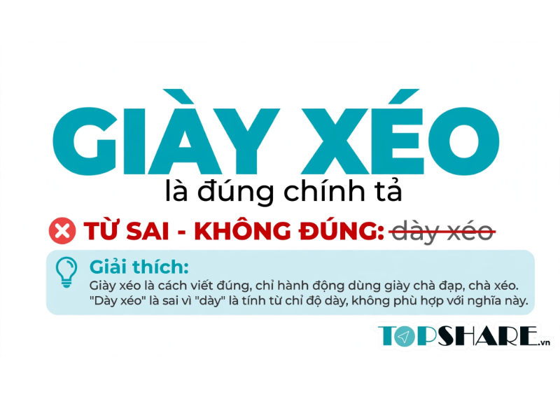 Giày xéo hay dày xéo