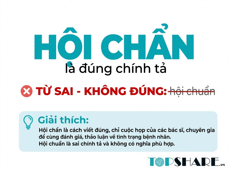 Hội Chẩn Hay Hội Chuẩn? Từ Nào Đúng Chính Tả Tiếng Việt? 2 Hội chẩn hay hội chuẩn?